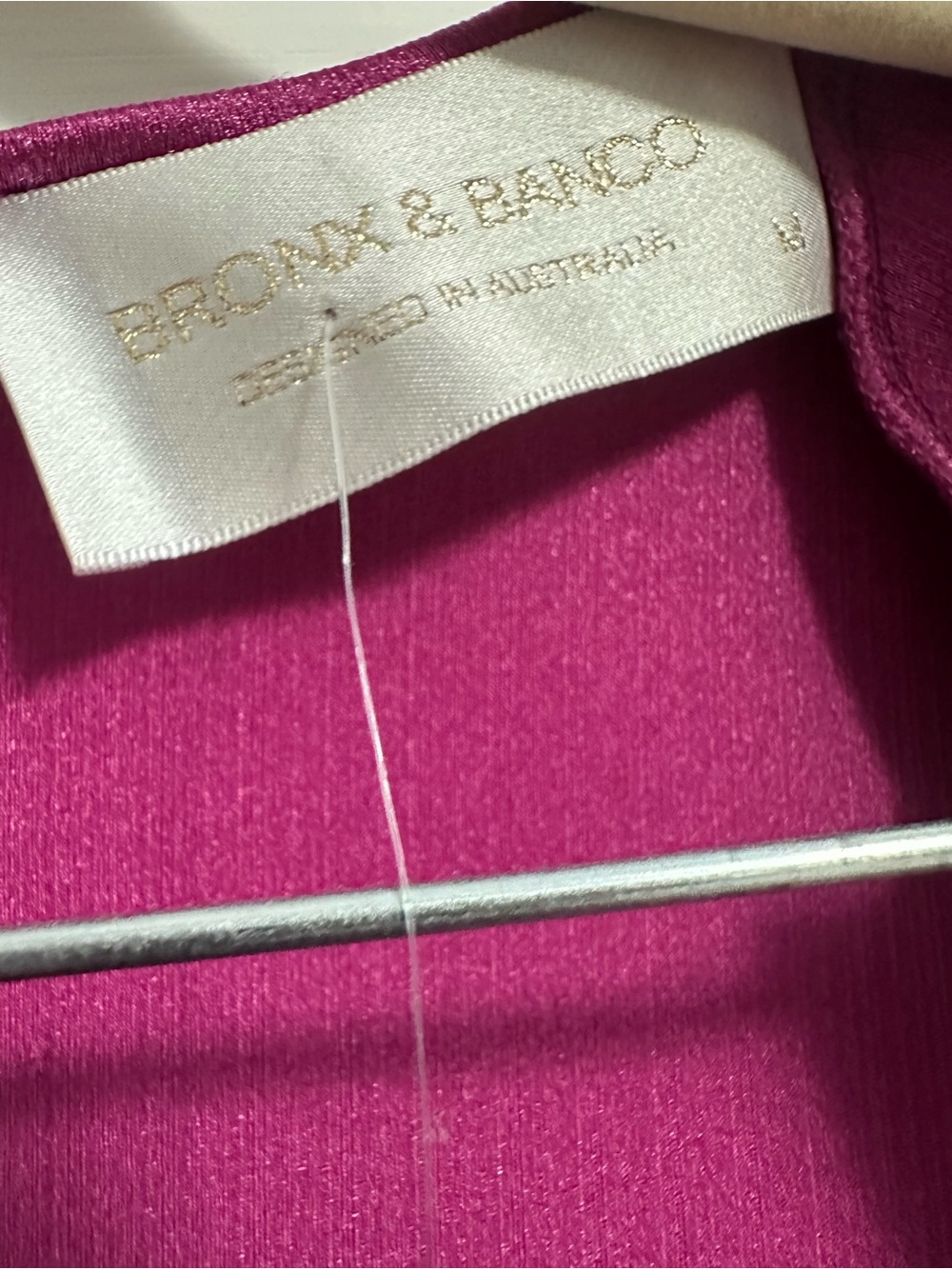 Bronx and Banco Magenta Wrap Maxi Dress with High Slit - Picture 7 of 16